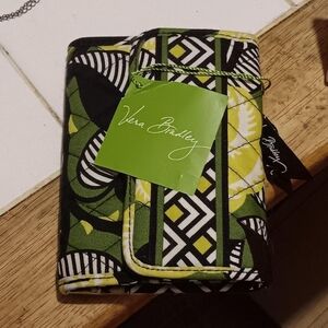 Vera Bradley euro wallet la neon rose
